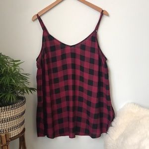 Adorable Buffalo plaid tank